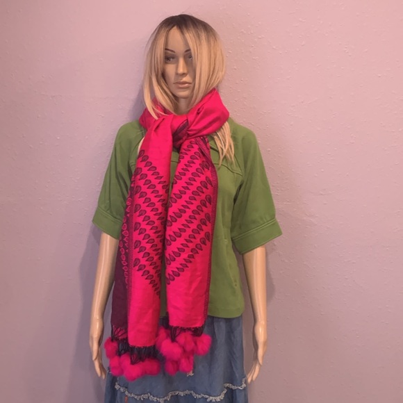 Mauve Large Scarf - Picture 6 of 17